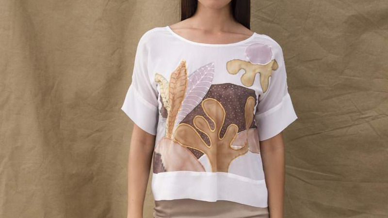 SILK BLOUSE WHITE