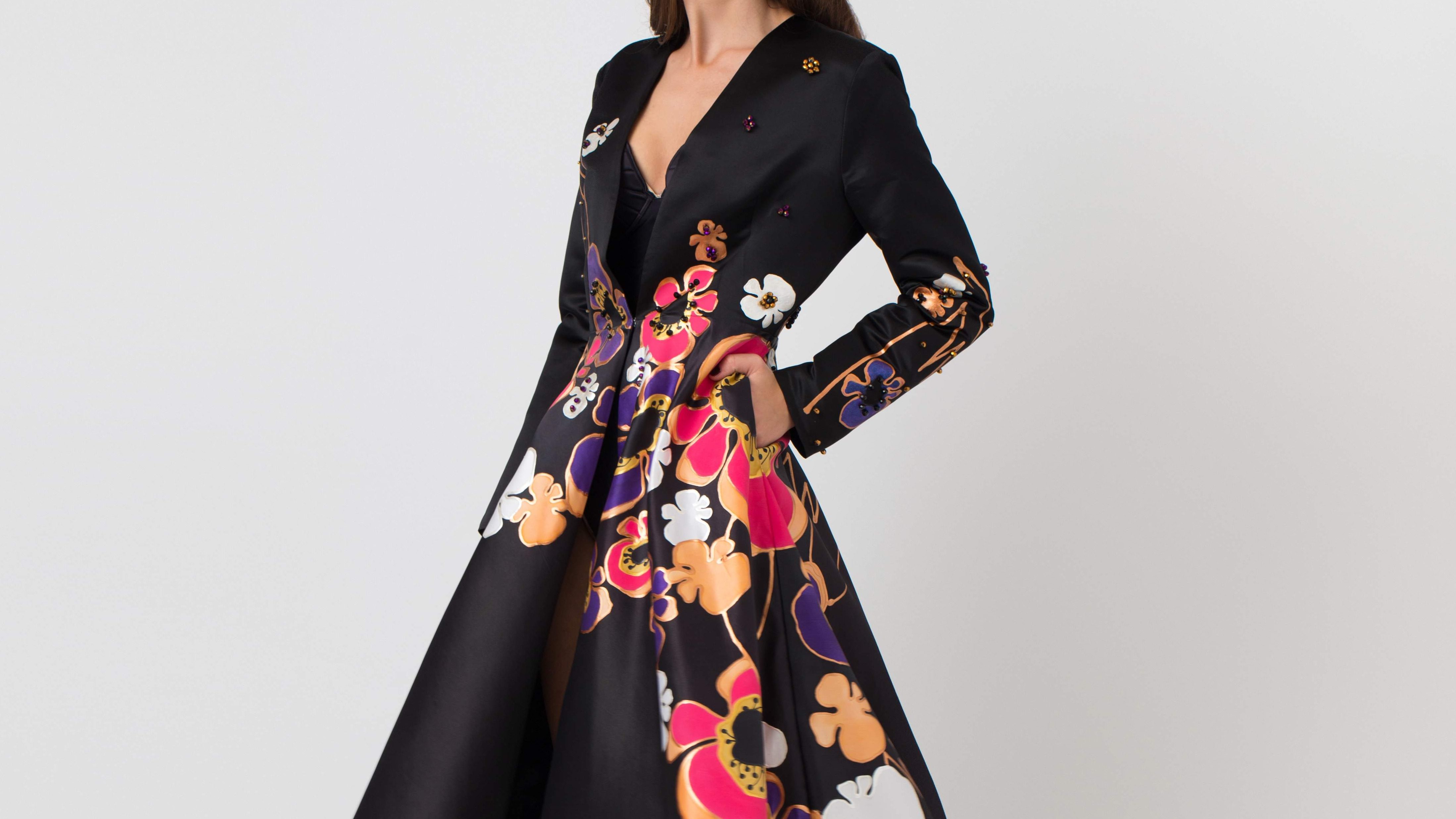 "PETIT TRIANON" INSPIRED SILK COAT