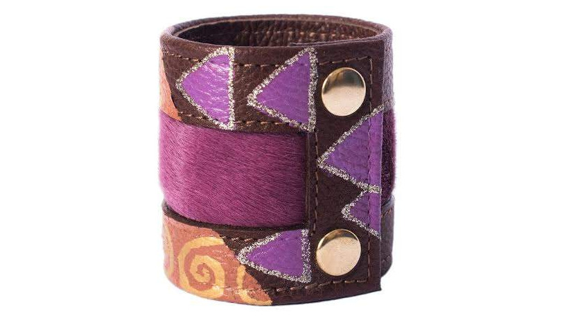 LEATHER BRACELET 12BRP-G-AB