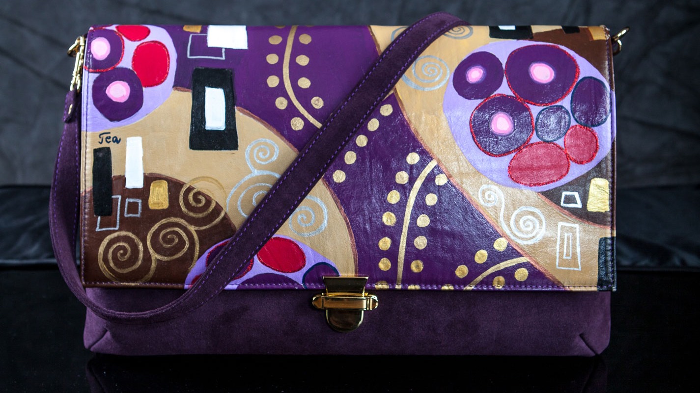 KISS INSPIRED PURPLE BAG