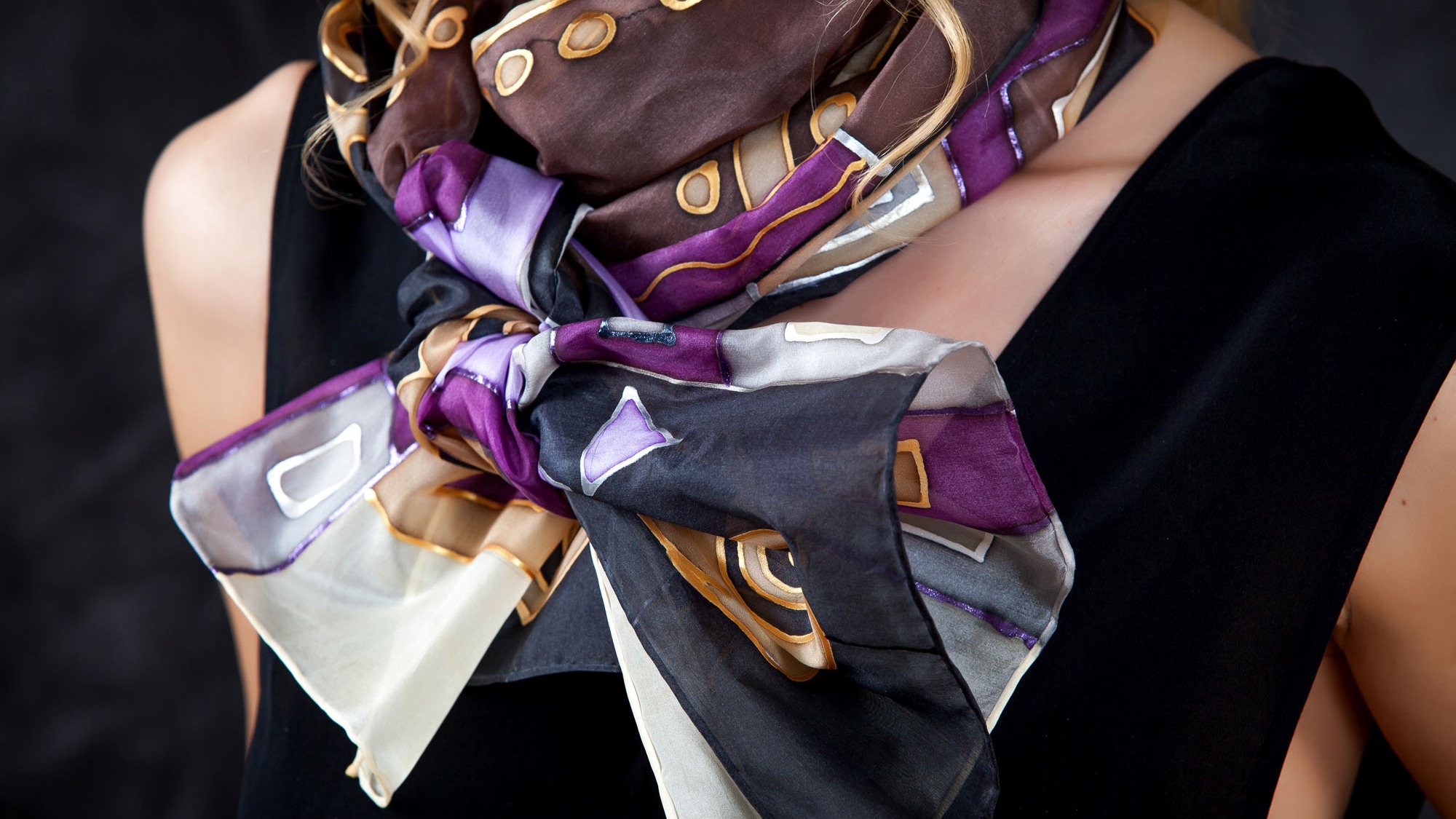 SILK SCARF 180 X 45